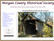 Tablet Screenshot of historicalmorgancounty.com